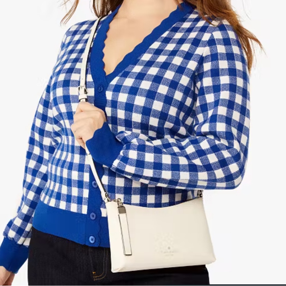 NEW kate spade new york Leather Sadie Crossbody In Meringue #KE594 - Picture 2 of 15